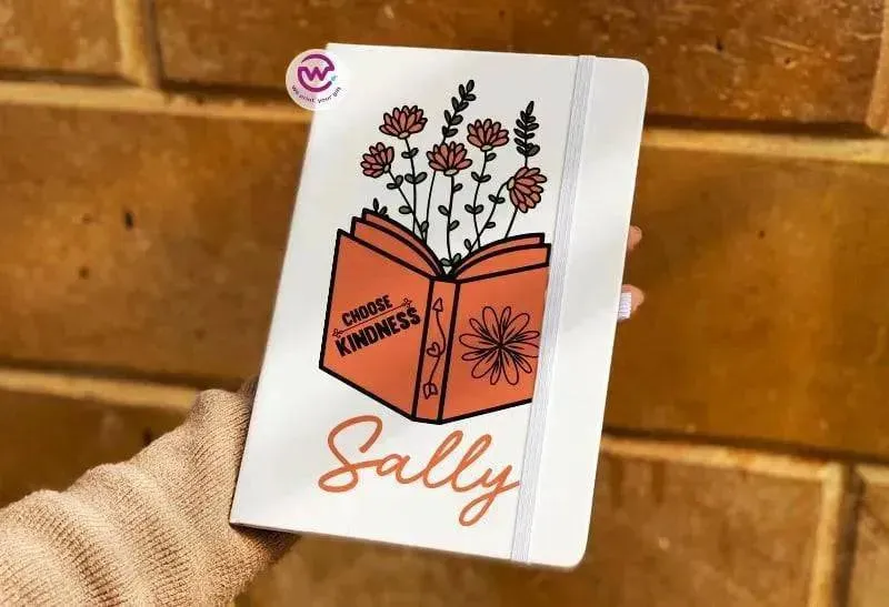 Notebook with Elastic Band - Retro