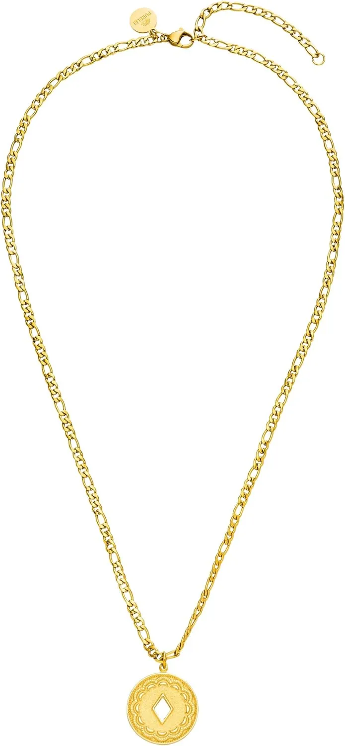 Purelei Lolani Necklace (gold)  18K Gold plated stainless steel jewelry  Waterproof chain with pendant  18 to 20 inch adjustable length  Fashion jewelry for your individual look