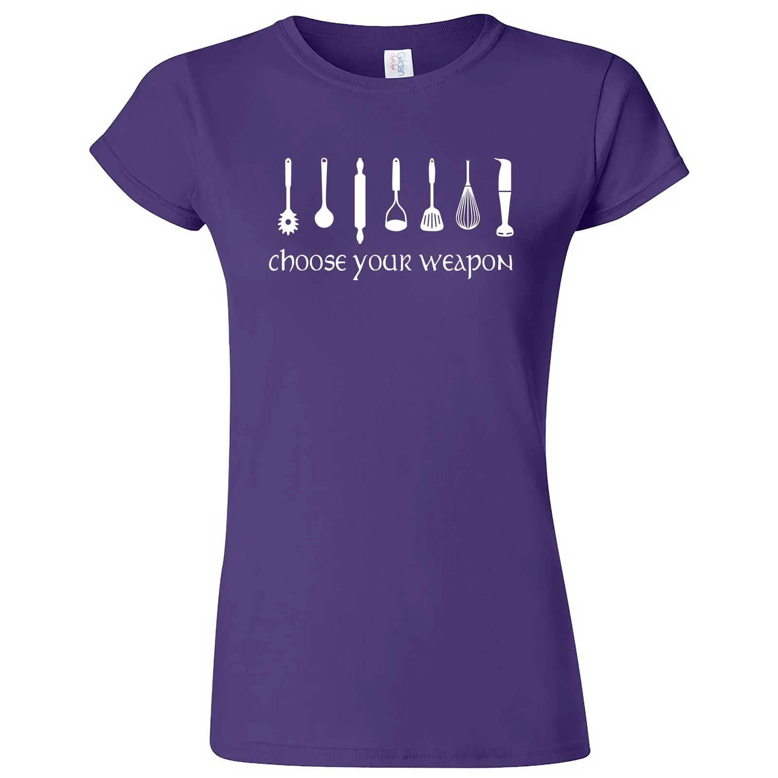 "Choose Your Weapon - Baker" women's t-shirt