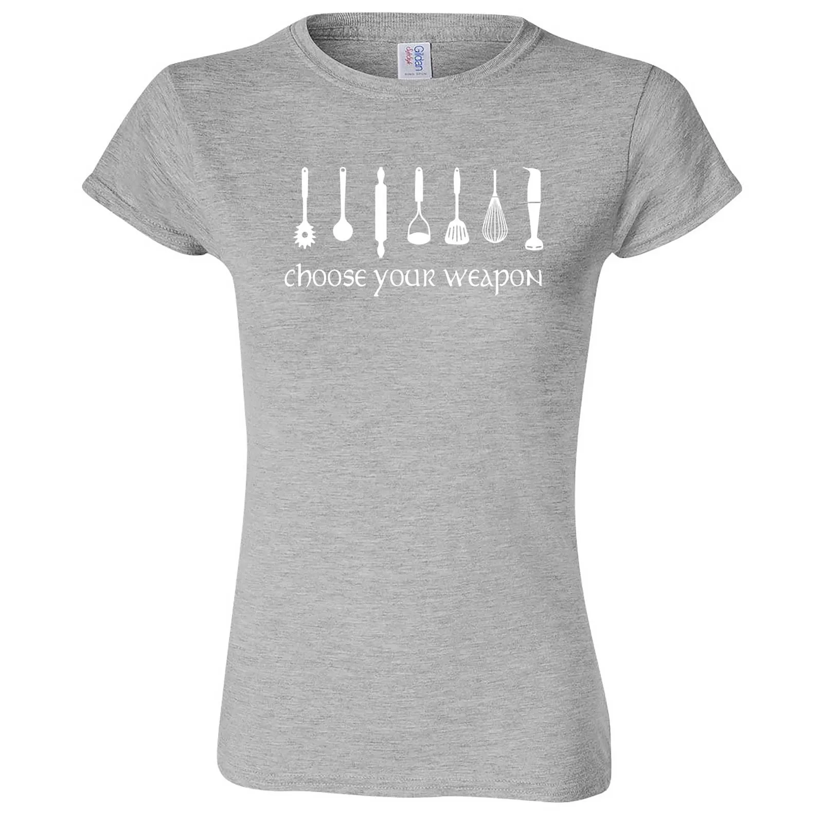 "Choose Your Weapon - Baker" women's t-shirt