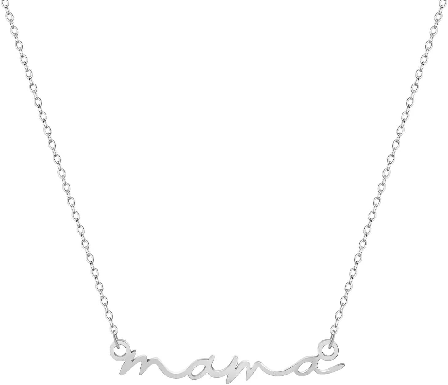 SLOONG Mama Necklaces for Women, Gifts for Mother, 14K Gold Plated Dainty Necklace Non Tarnish Jewelry, Gifts for New Mom