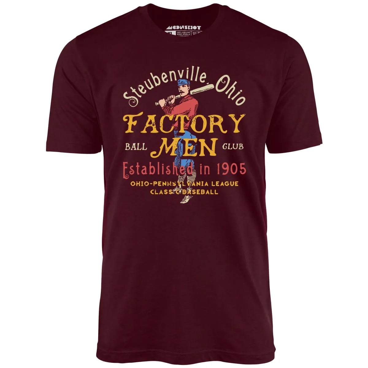 Steubenville Factory Men - Ohio - Vintage Defunct Baseball Teams - Unisex T-Shirt