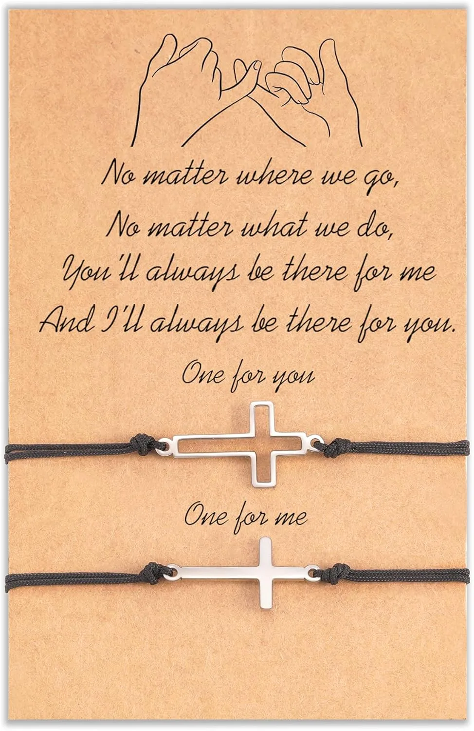 Tarsus Pinky Promise Matching Relationship Bracelets For Friends Couple Family