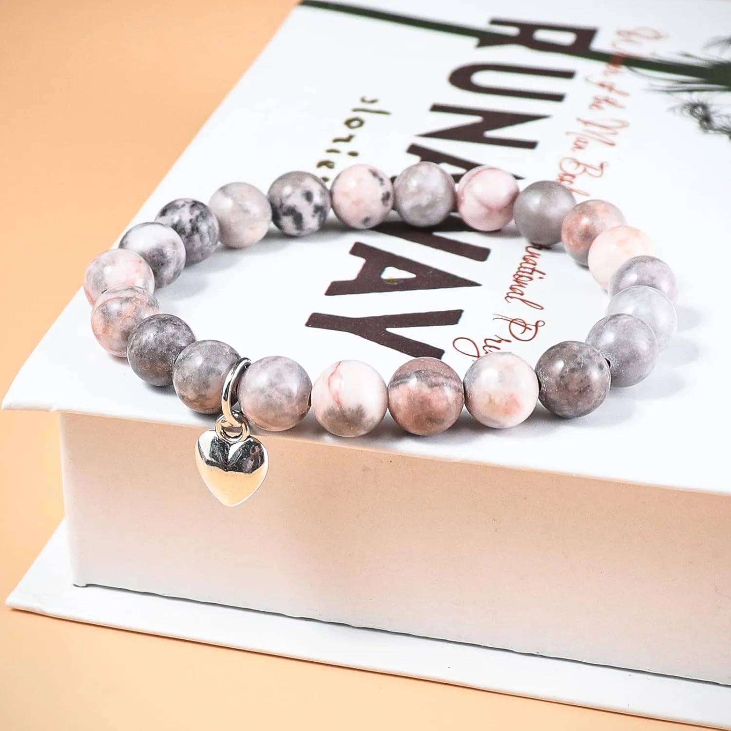 tenghong2021 Natural Stone Inspirational Bracelet for Women Natural Stone Healing Relaxation Chakra Bracelet Sometimes You Forget You're Awesome Bracelets for Women Gifts Jewelry