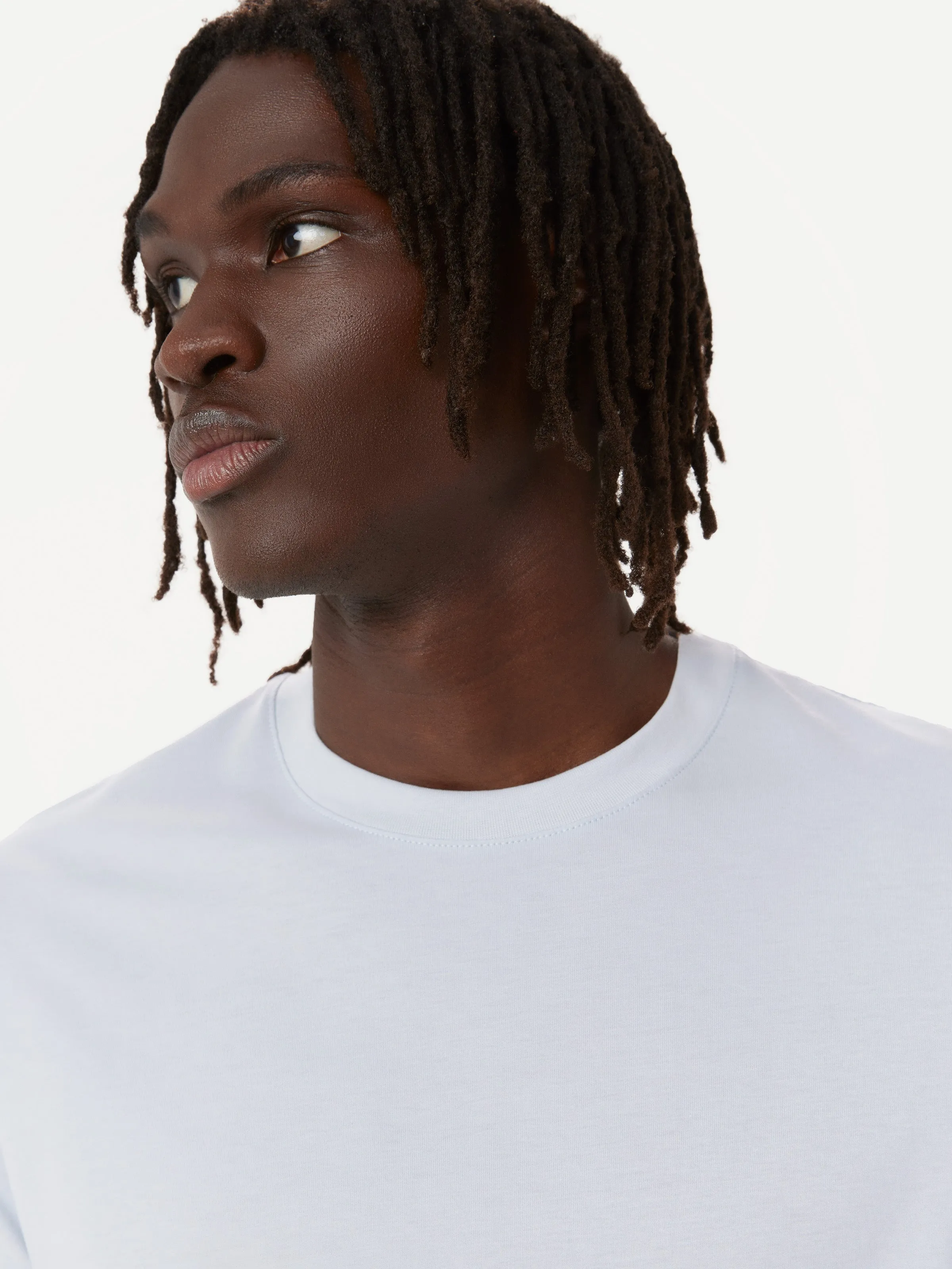 The Essential Slim T-Shirt in Pastel Blue