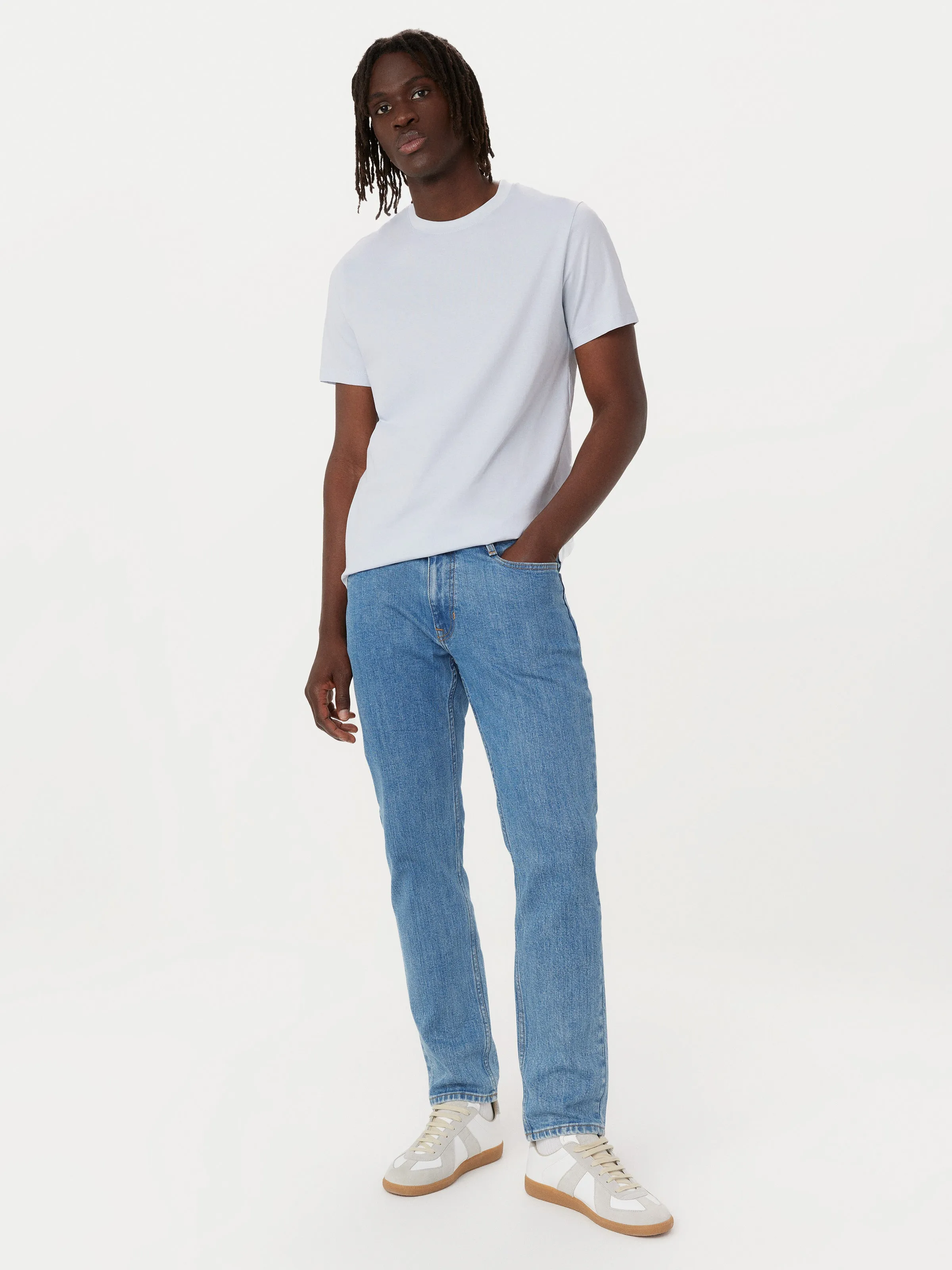 The Essential Slim T-Shirt in Pastel Blue