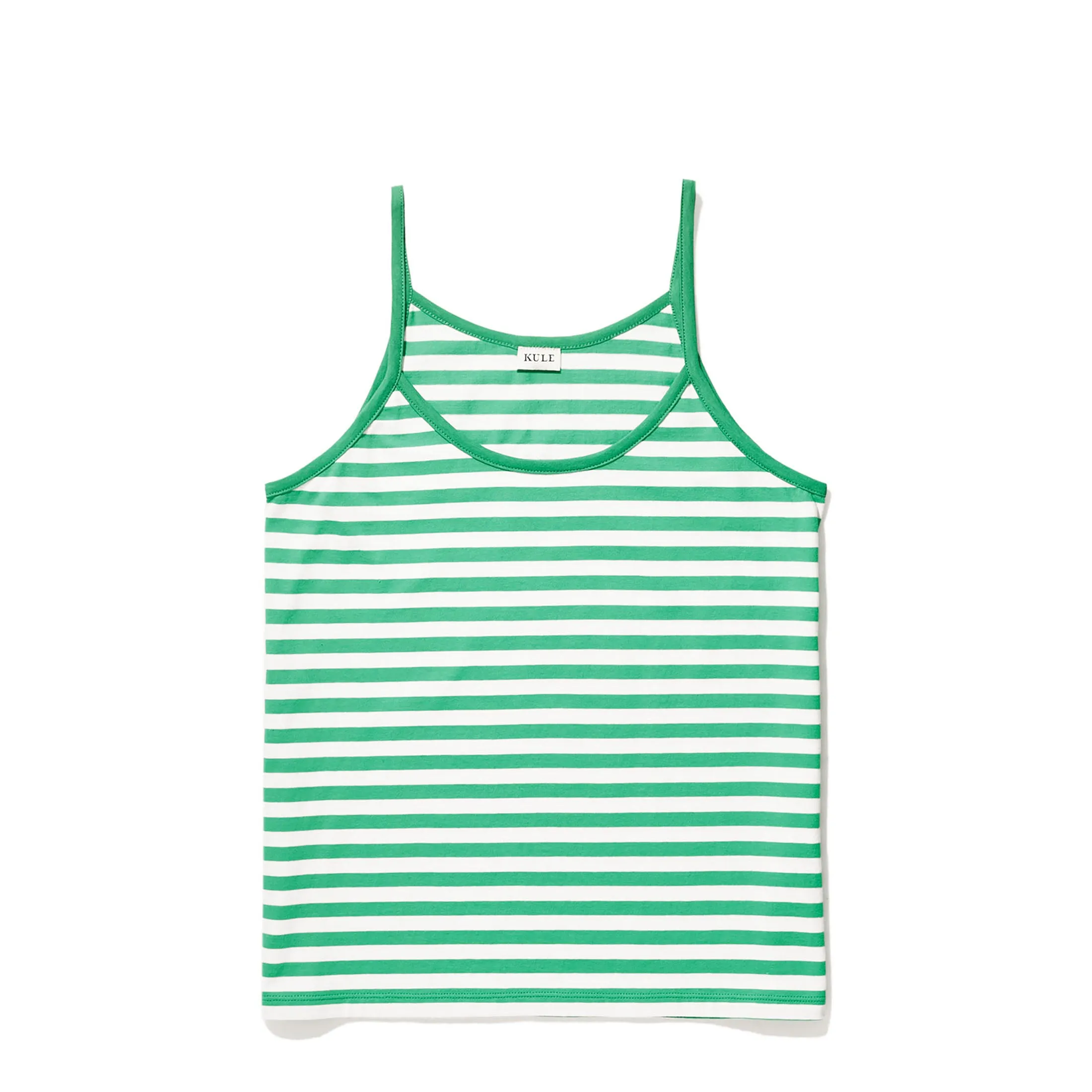 The New Spaghetti Tank - Green/White