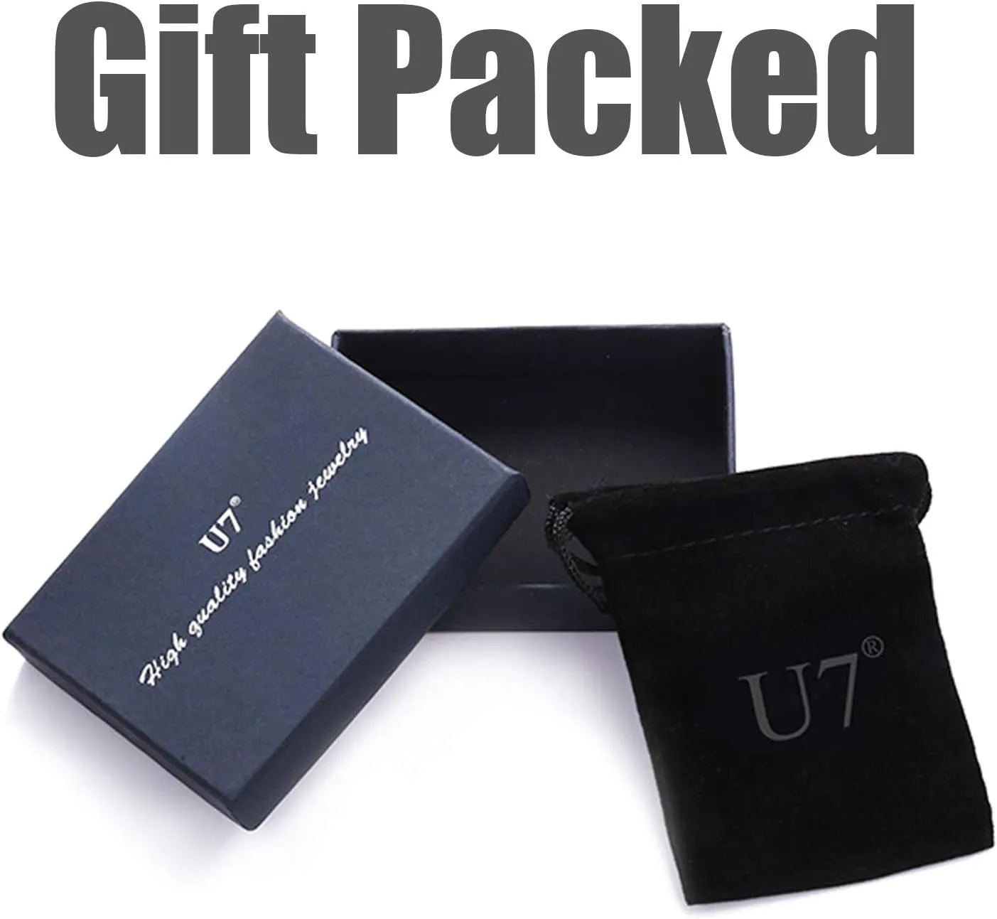 U7 Ankh Necklace for Men Women Stainless Steel Black Color Egyptian Jewelry Ankh Cross Pendant, Africa Necklaces with Chain 22"