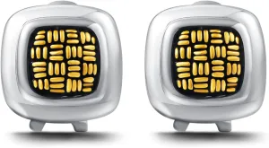 UNY Jewel Jewelry Make a Statement With Our Two Tone Twisted Cable Wire Weave French Clip Earrings Featuring Detailing Perfect For Any Occasion