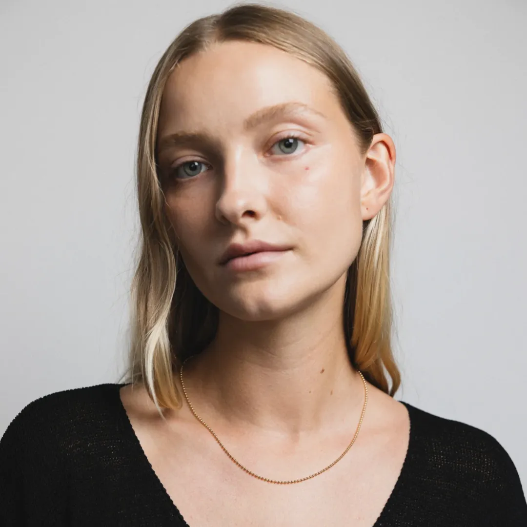 Vermeil Ball Chain Necklace