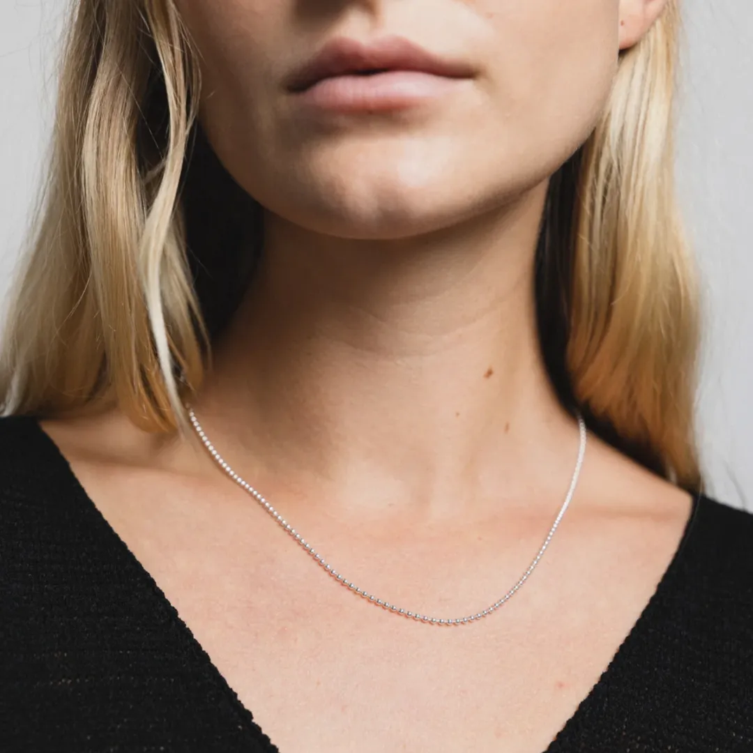 Vermeil Ball Chain Necklace