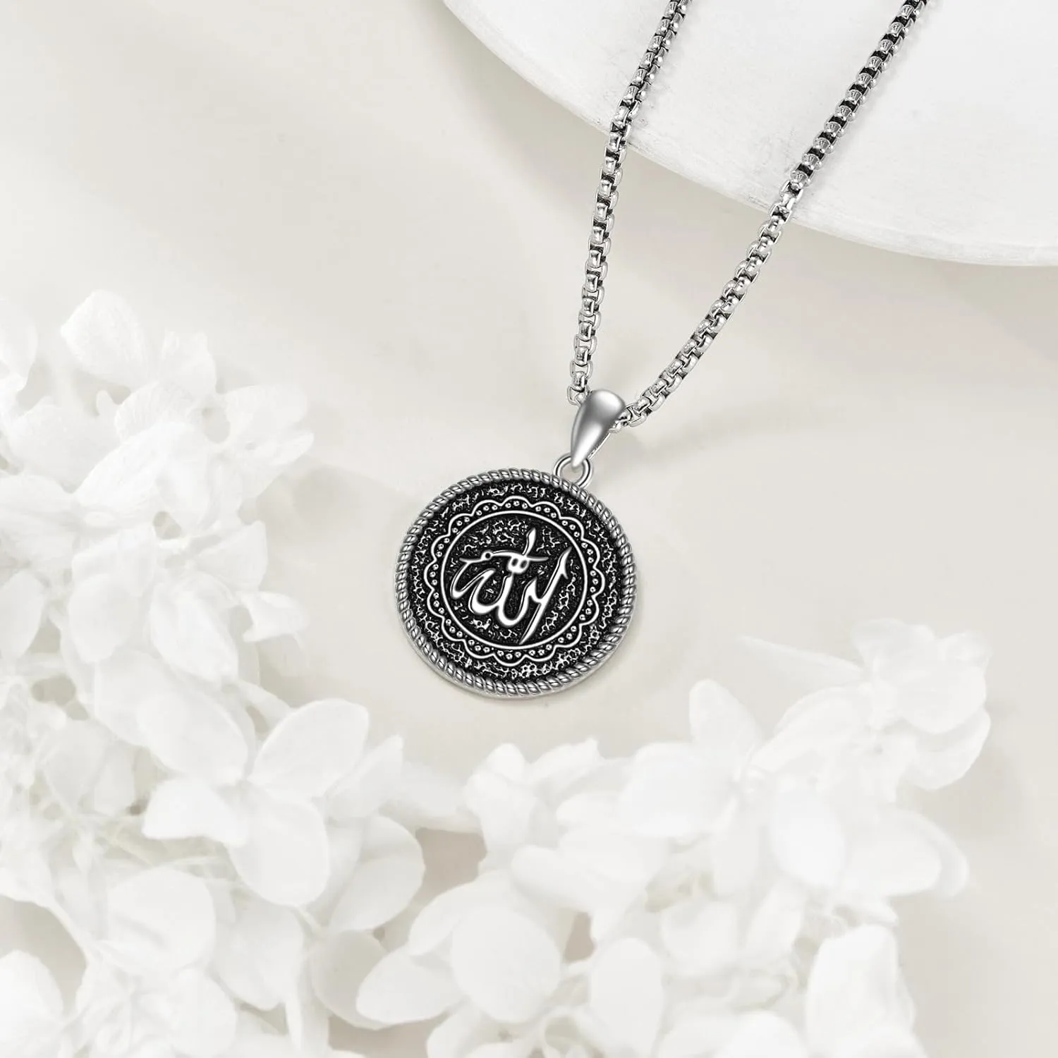 Viking Necklace for Men Sterling Silver Arrowhead/Therian/Raven/Thors Hammer Pendant Necklaces Jewelry Gifts for Men Women