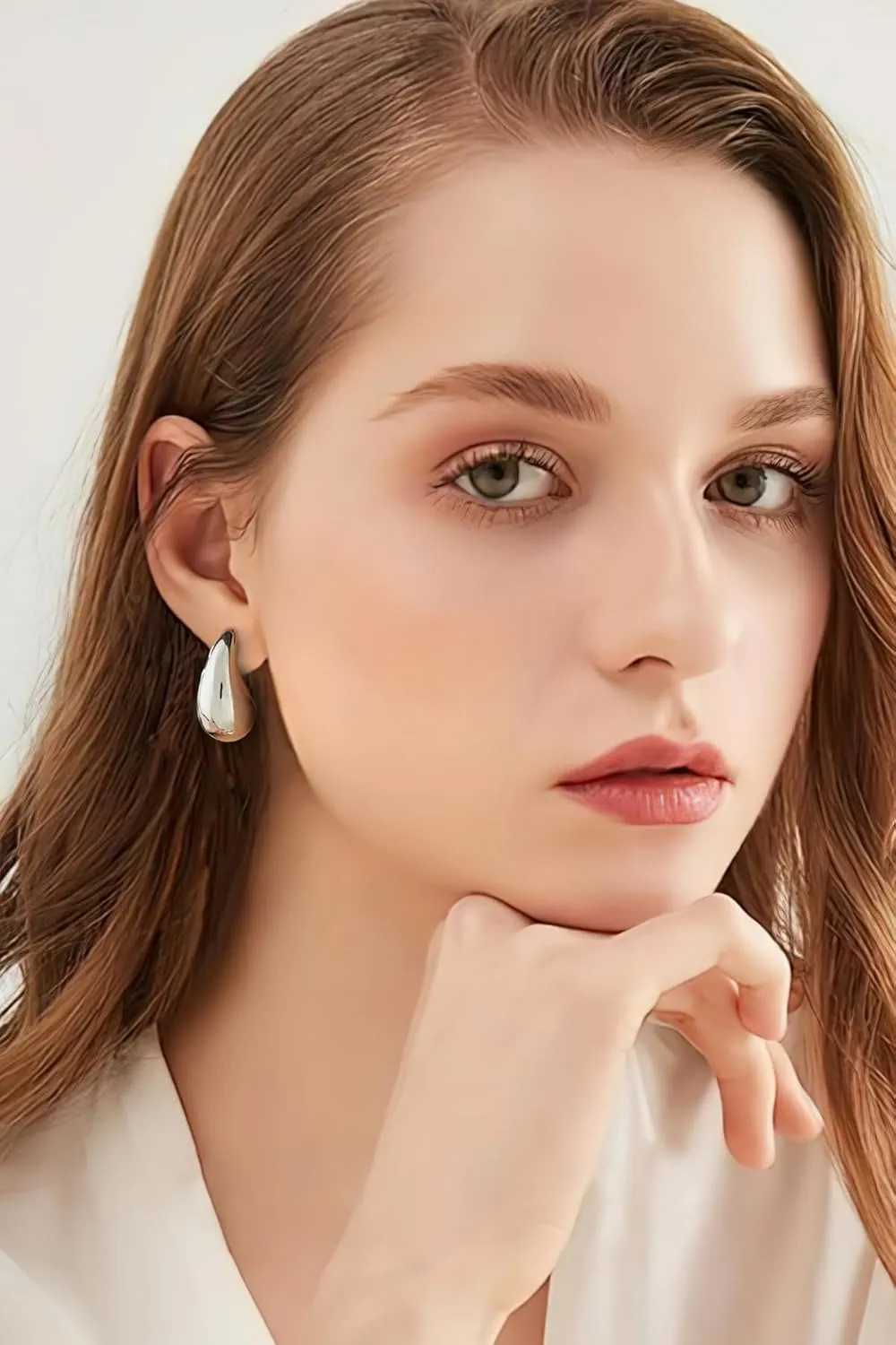 Waterdrop Teardrop Earrings - Chunky, Four Color Dupes Perfect for Holidays