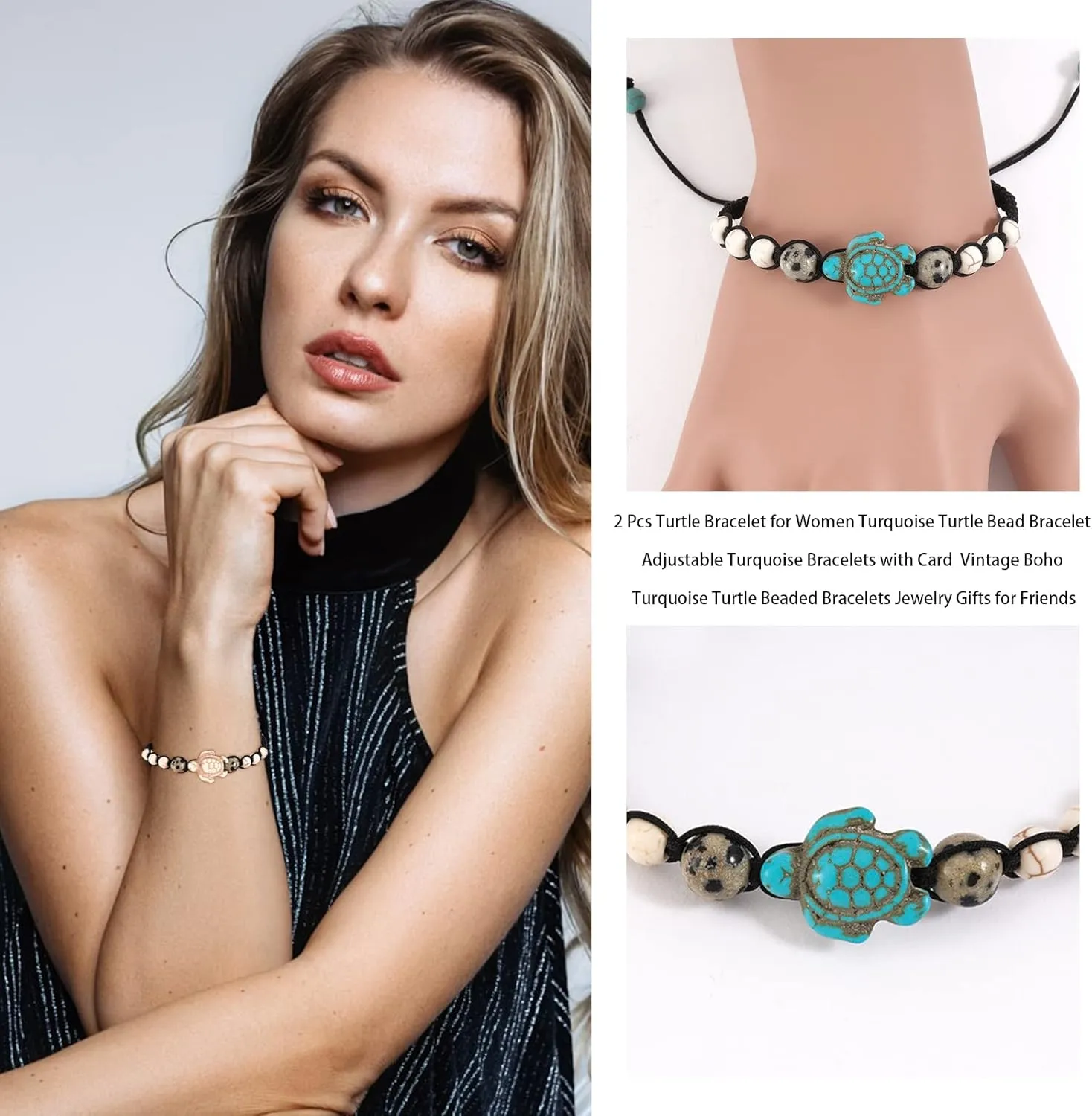 YANCHUN 2/3/4/5 Pcs Friendship Bracelets for Women Handmade Friend Knot Bracelet Infinity Wish Matching Bracelets for Best Friends Valentines Day Friendship Bracelet